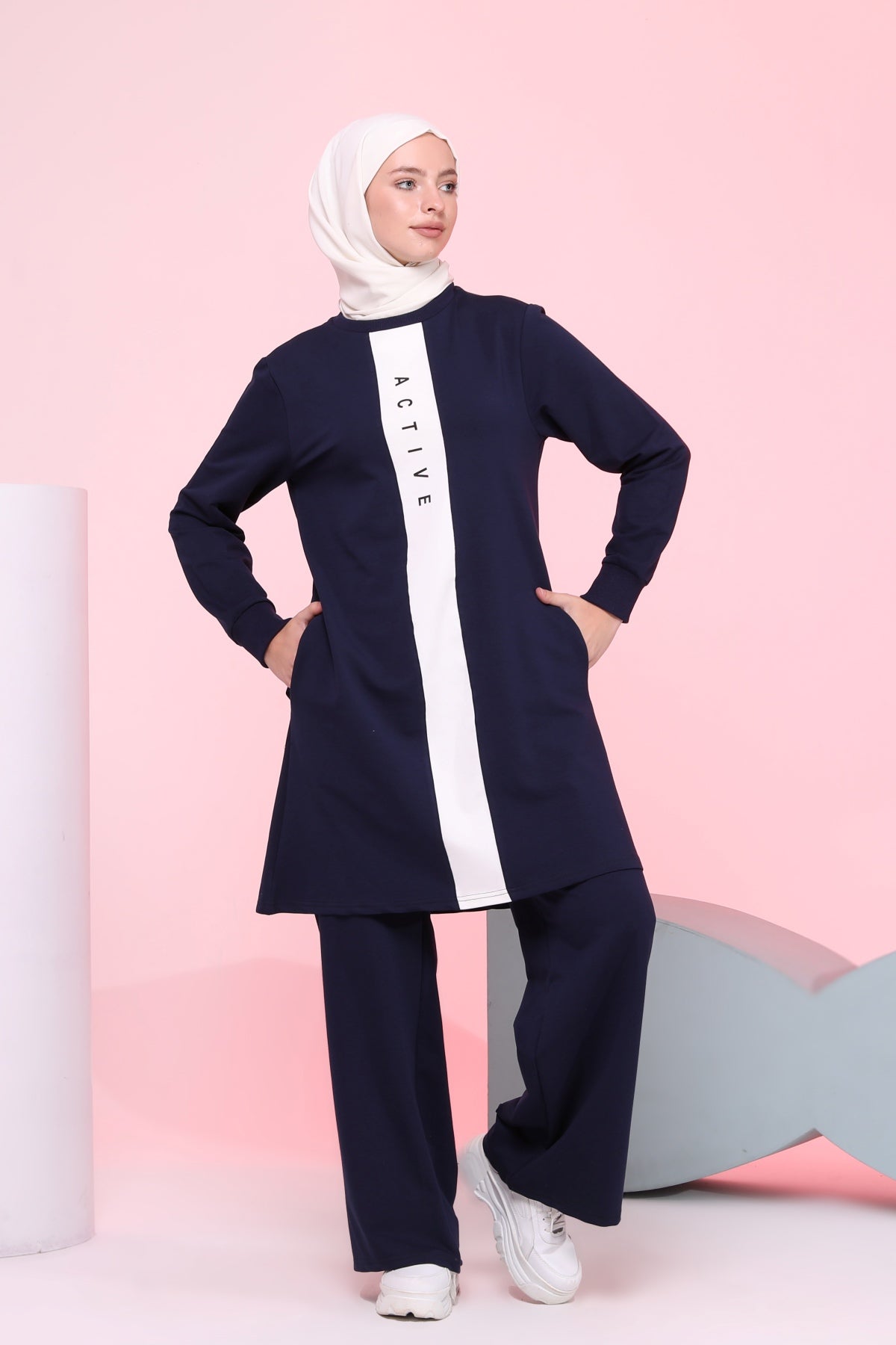 طقم رياضي - 006 - كحلي