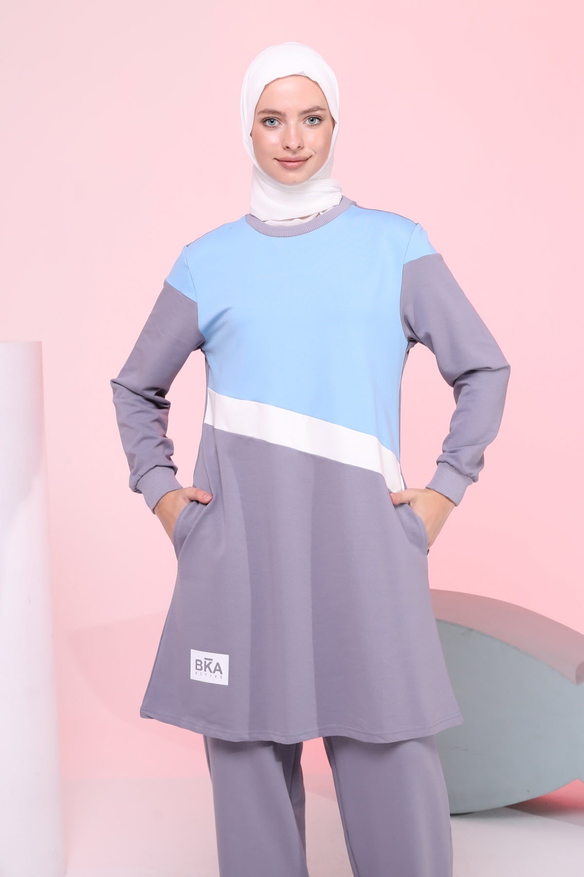 طقم رياضي - 008- رمادي