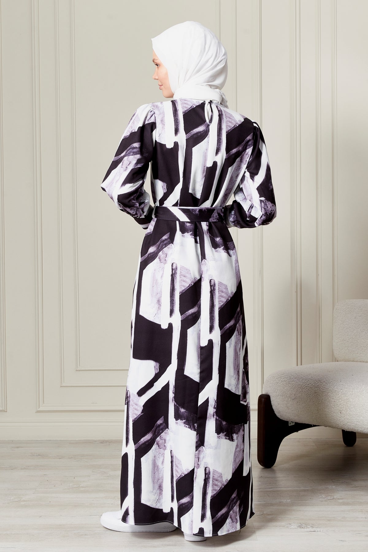 Abstract Dress - Black