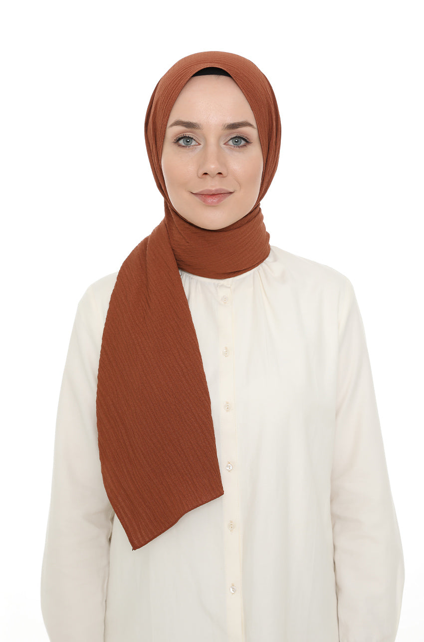 shawl - 12535 - chestnut - bakkaclothing