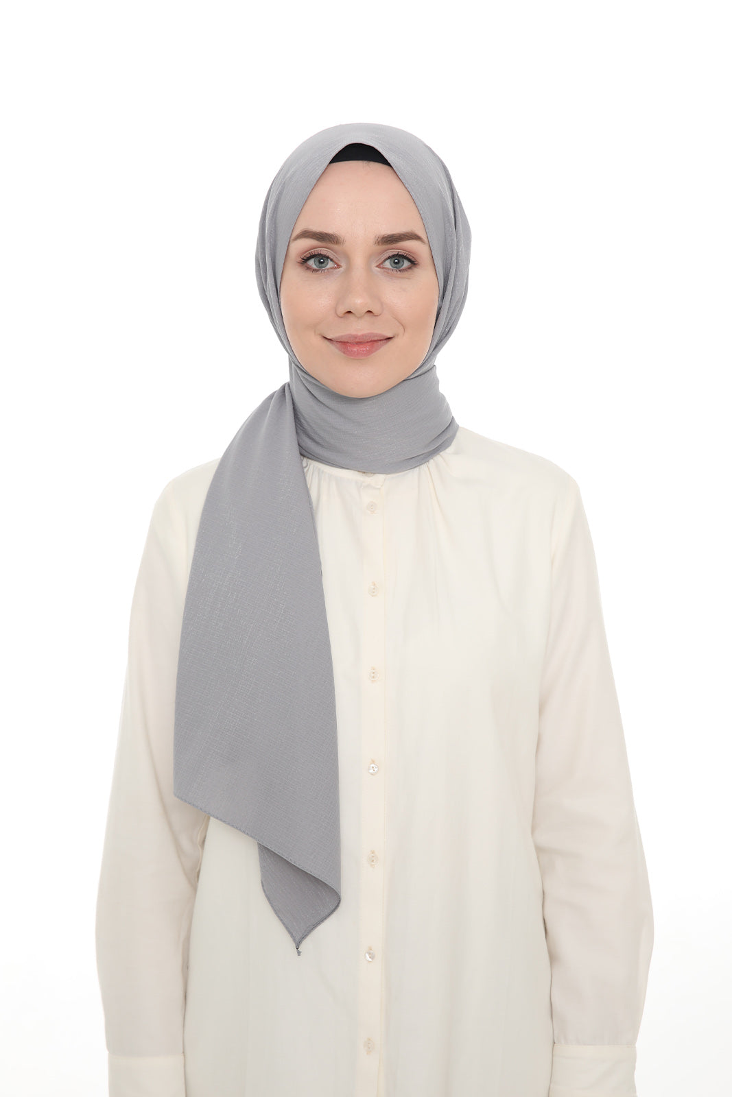 Shawl -12534- gray - bakkaclothing