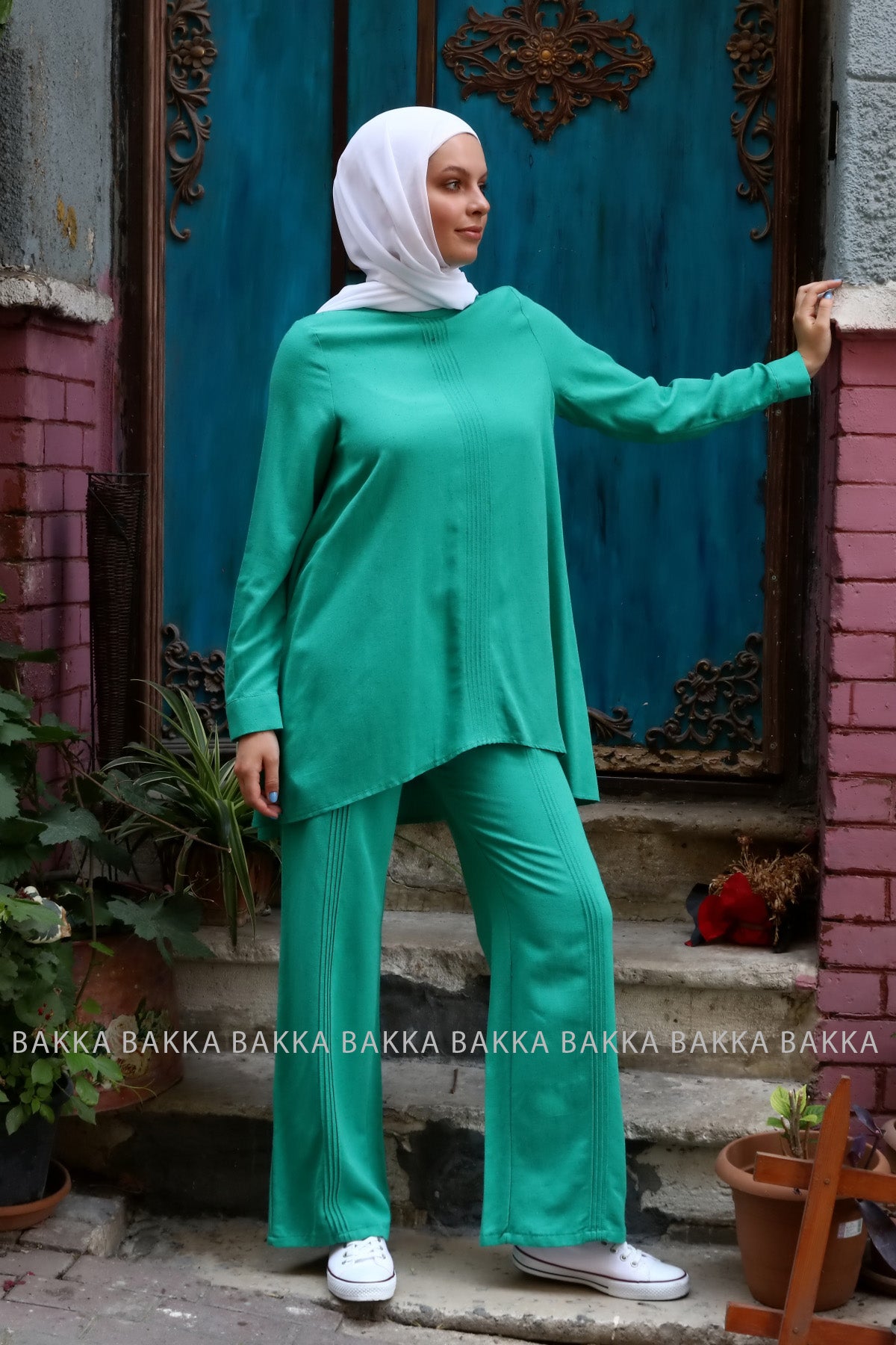 طقم الفراشة - أخضر