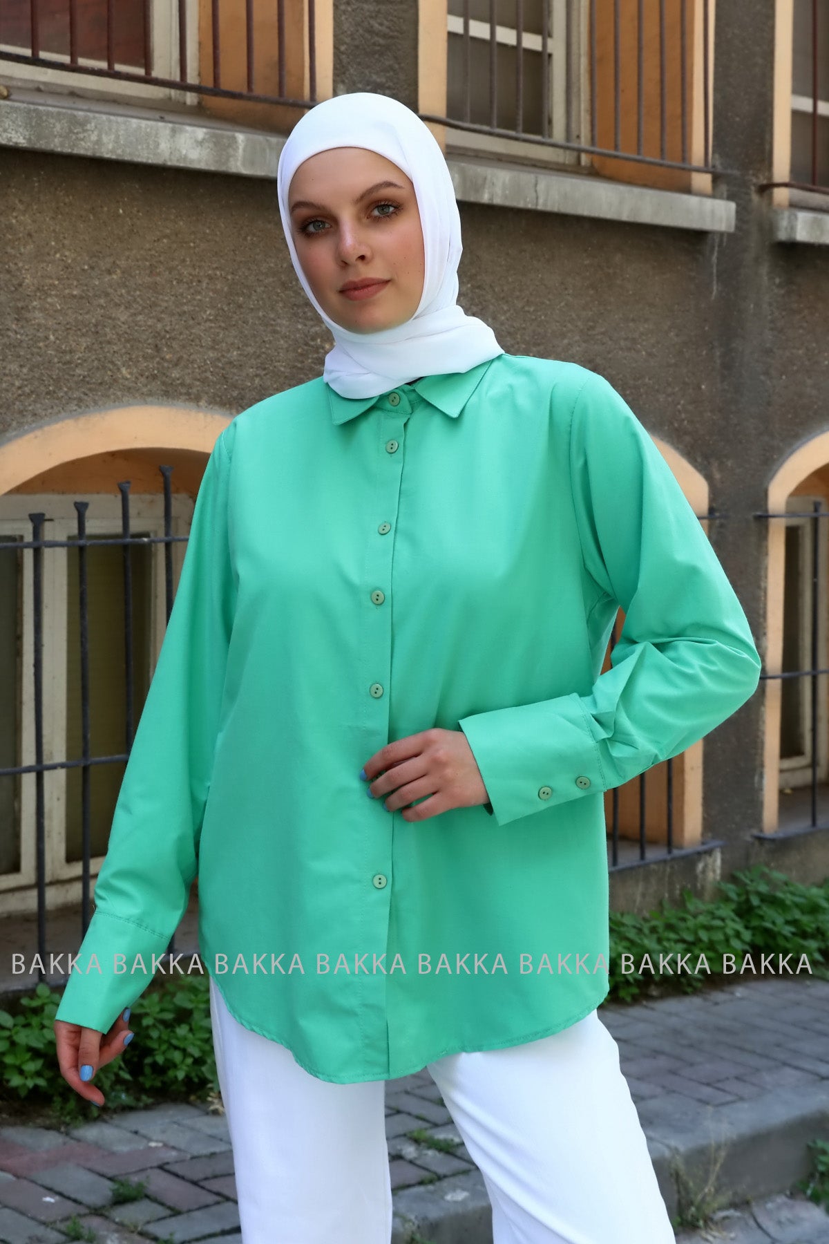 قميص صيفي - أخضر