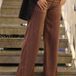TROUSERS- brown