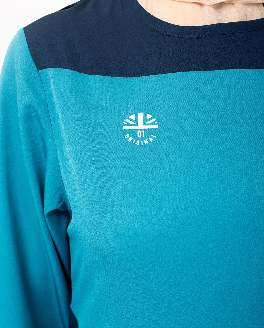 Jelbab-0414 -BLUE - bakkaclothing