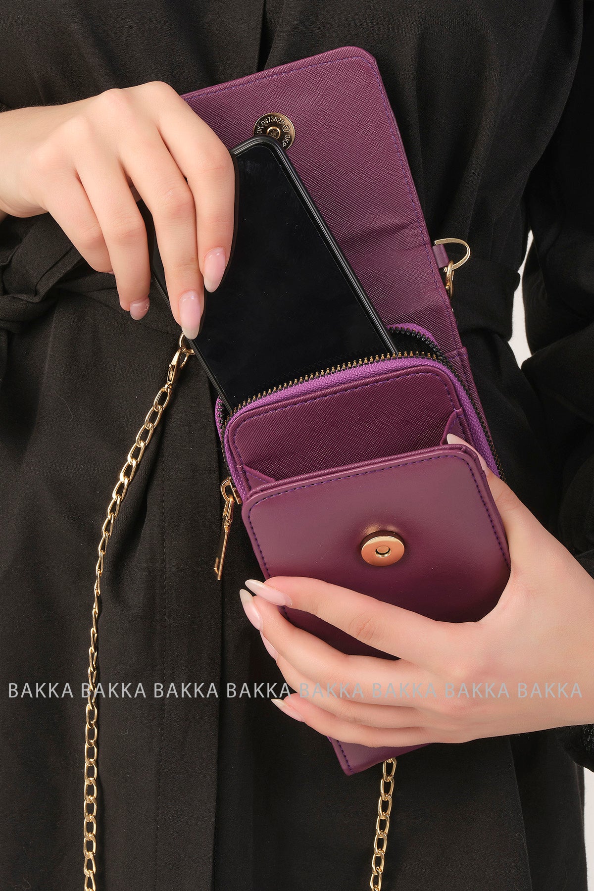 Mobile bag - 3600  - Purple - bakkaclothing