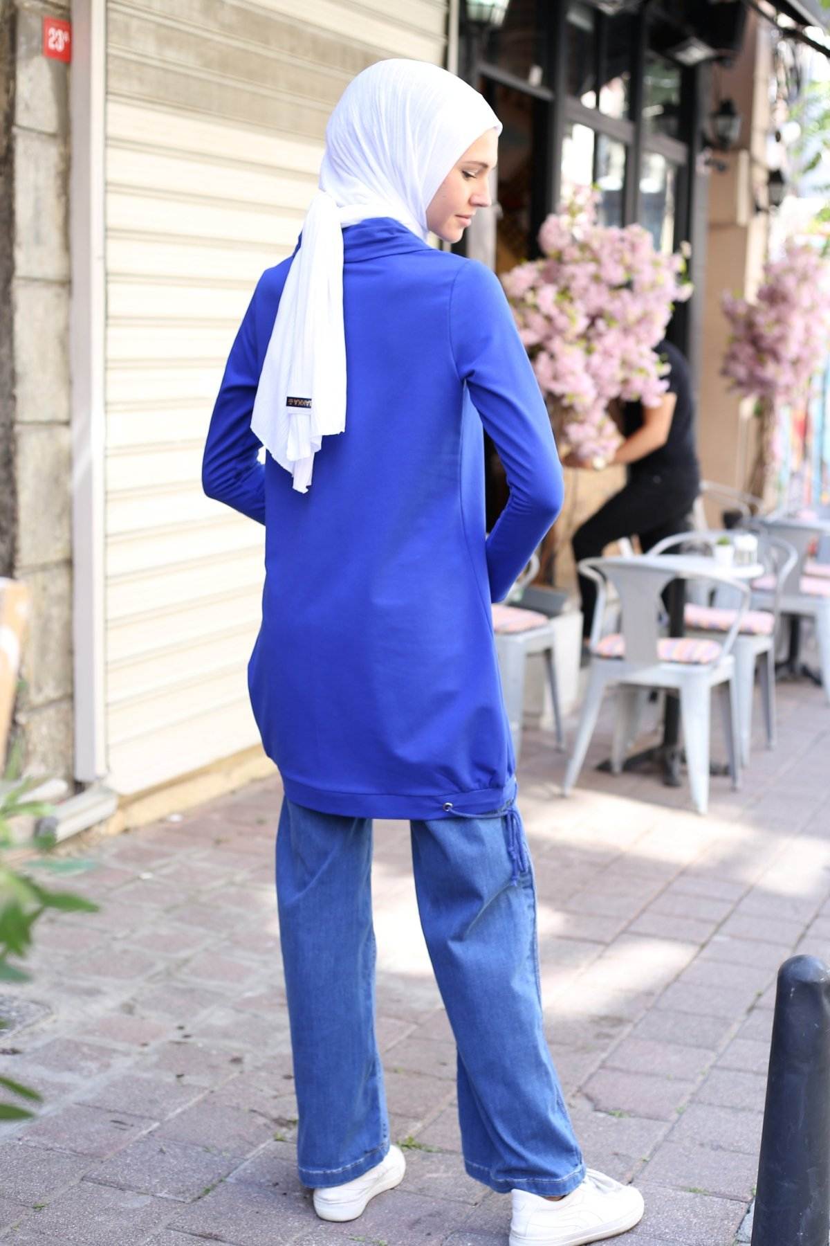 Blouse - 9004 - blue - bakkaclothing