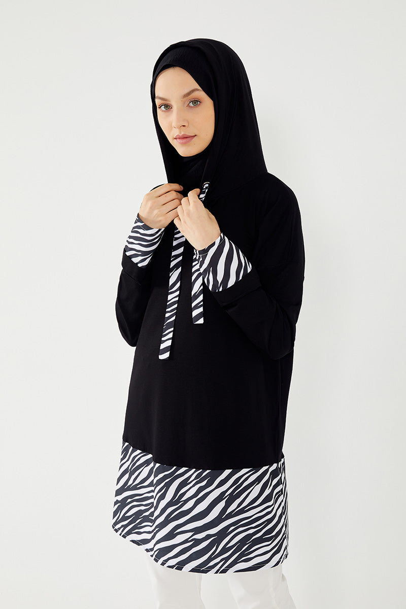 Tunic- 15187 - Black - bakkaclothing