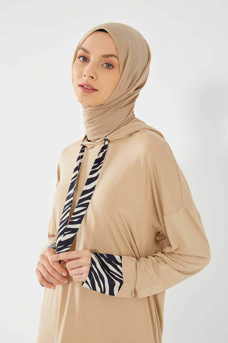 Tunic - 15187 - Beige - bakkaclothing