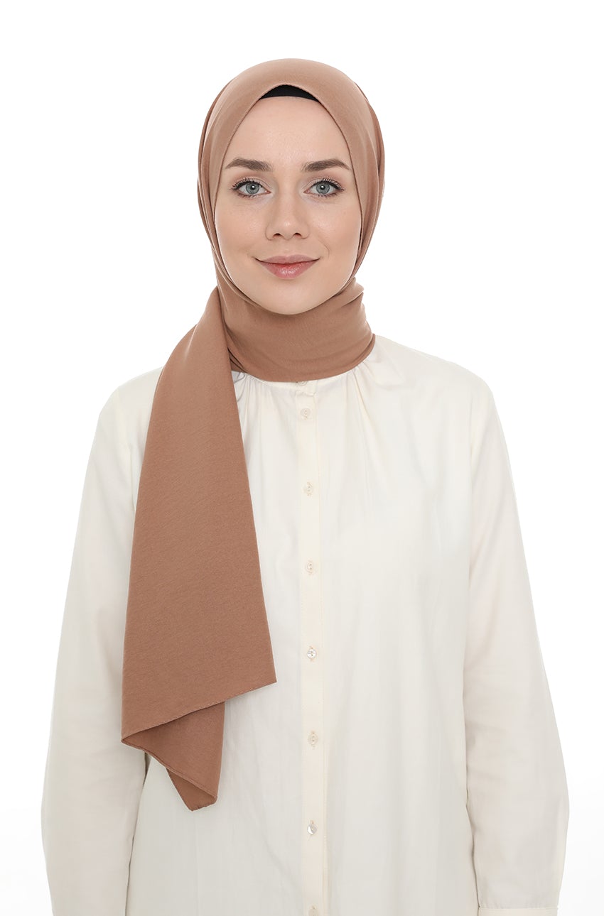 Shawl -12841- brown - bakkaclothing