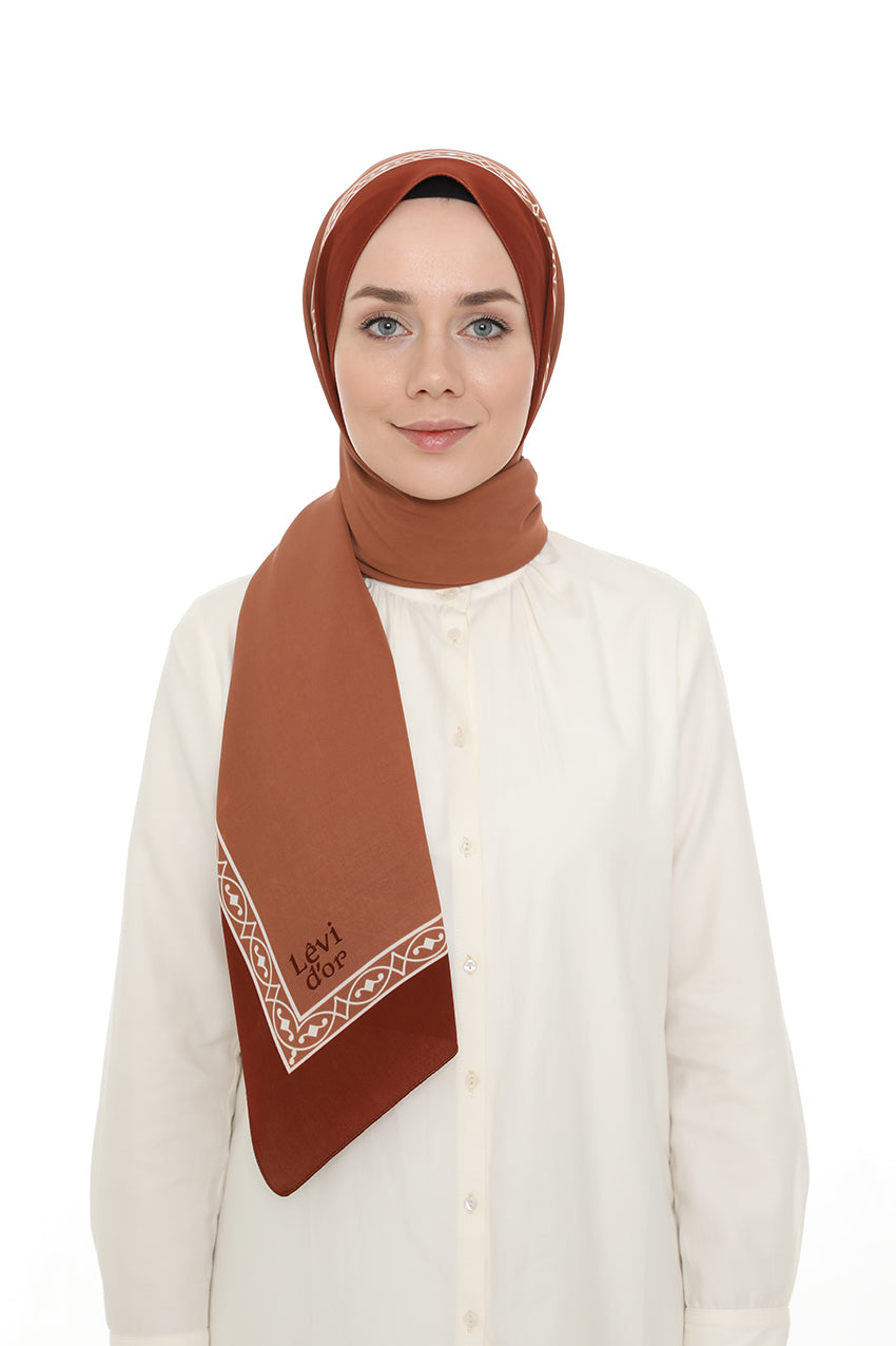 Shawl - 10317 - Dark orange - bakkaclothing