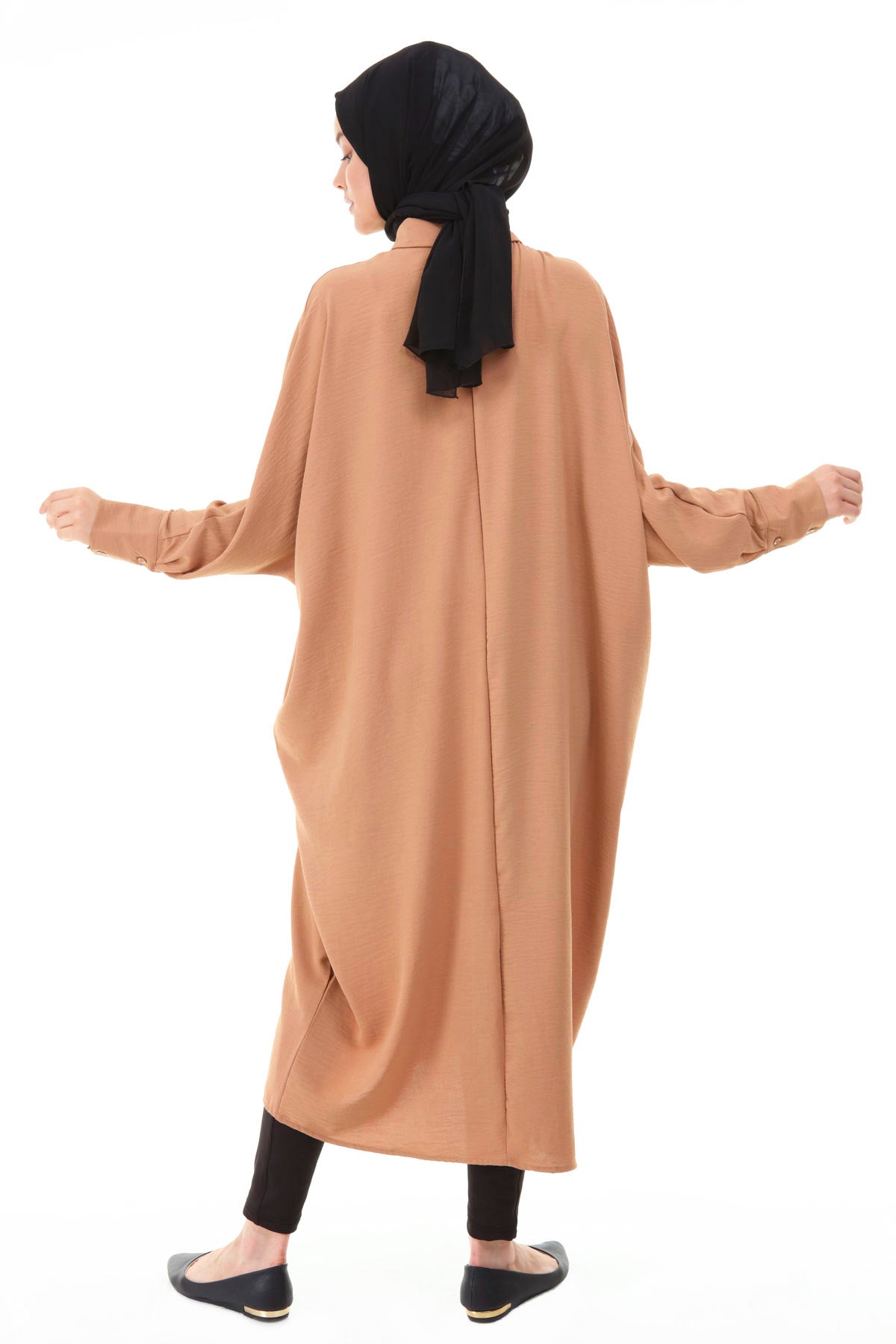 TUNIC -P6855 -BROWN - bakkaclothing