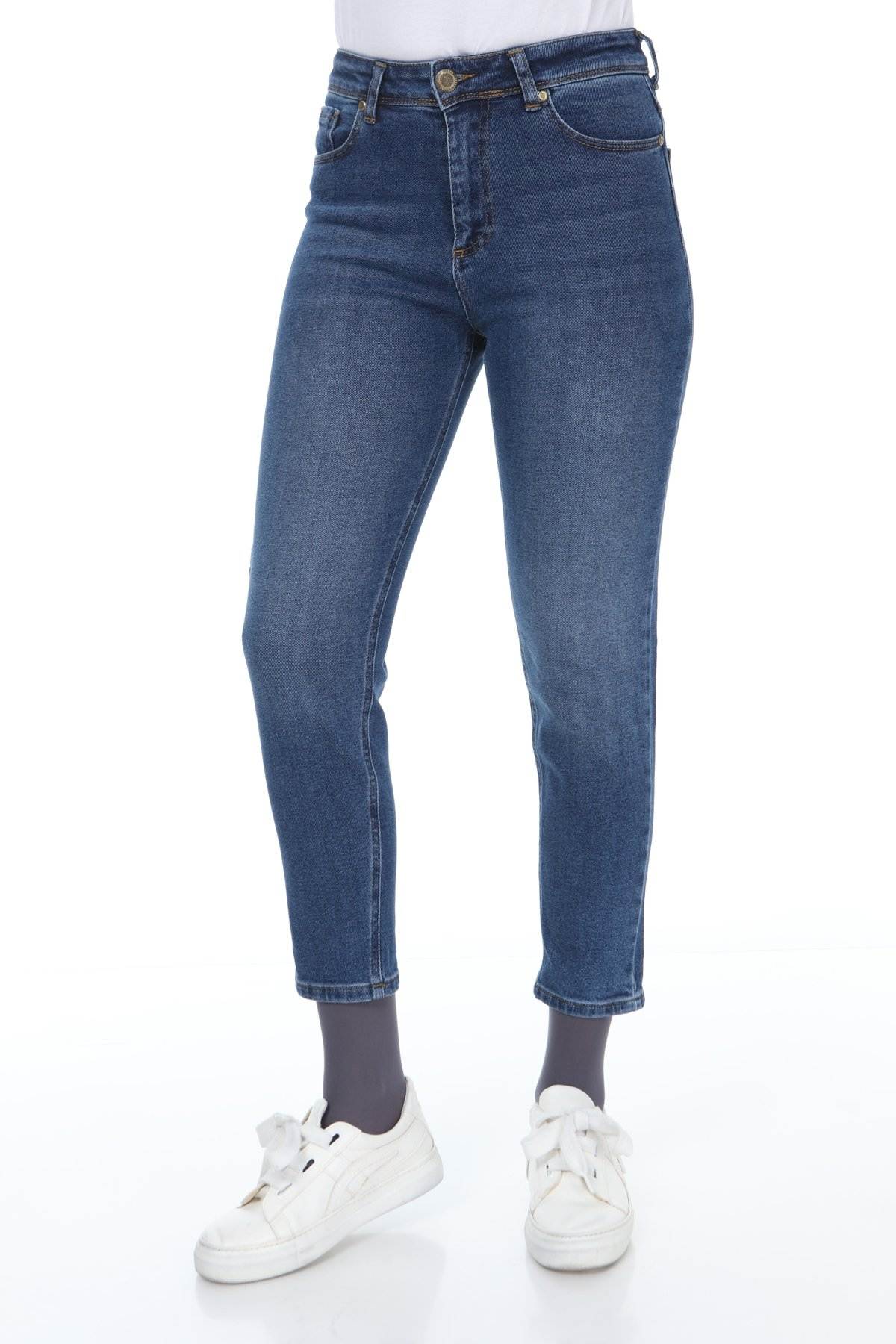 TROUSER JEANS- 9110 -DARK - bakkaclothing