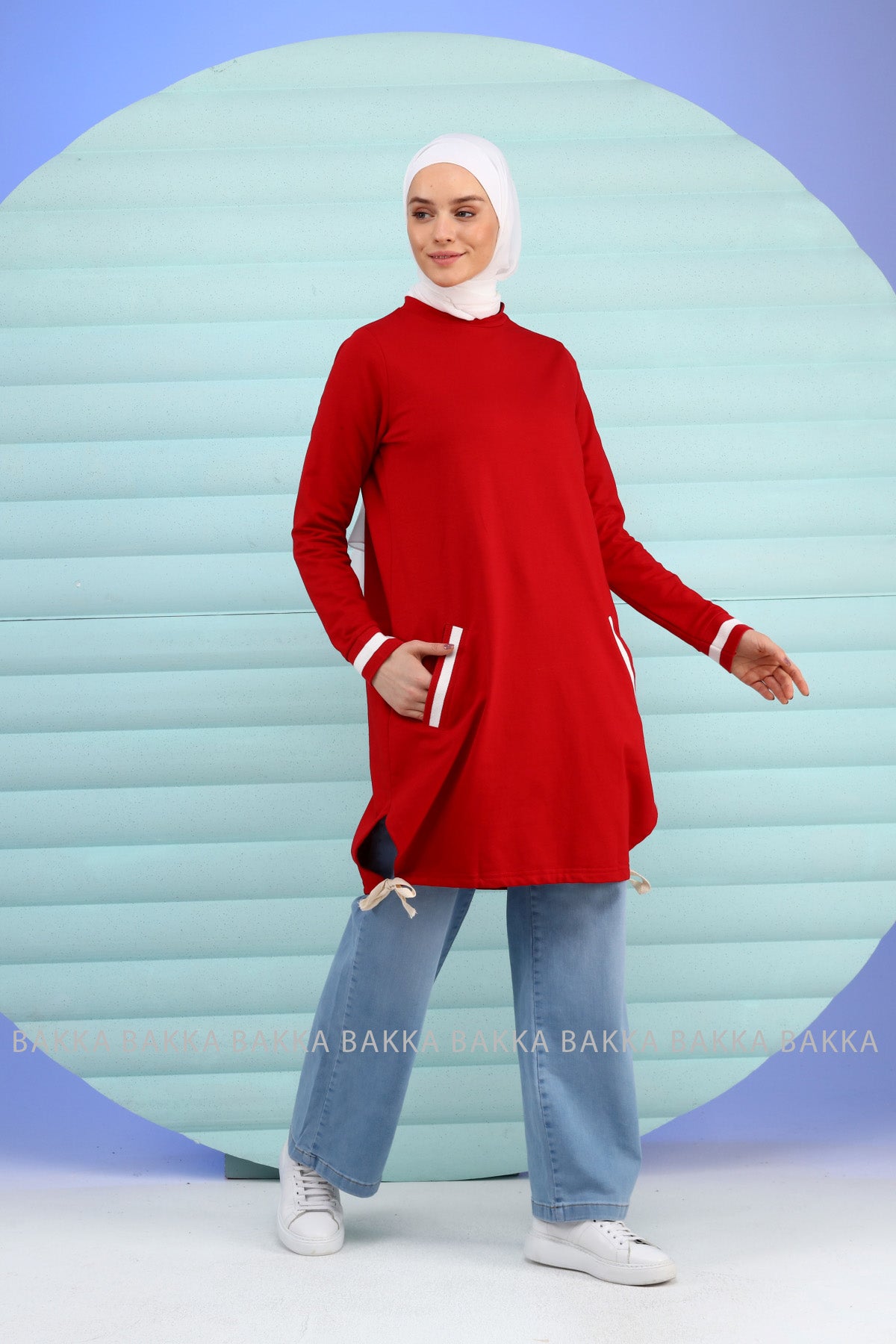 Blouse - Jafarawi - Red
