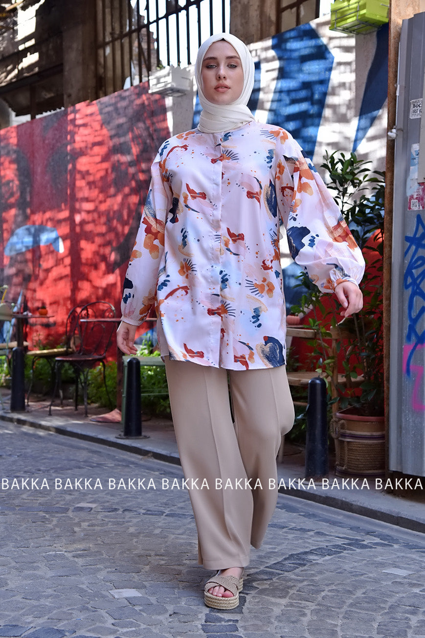 Trouser - 7084 - Beige - bakkaclothing