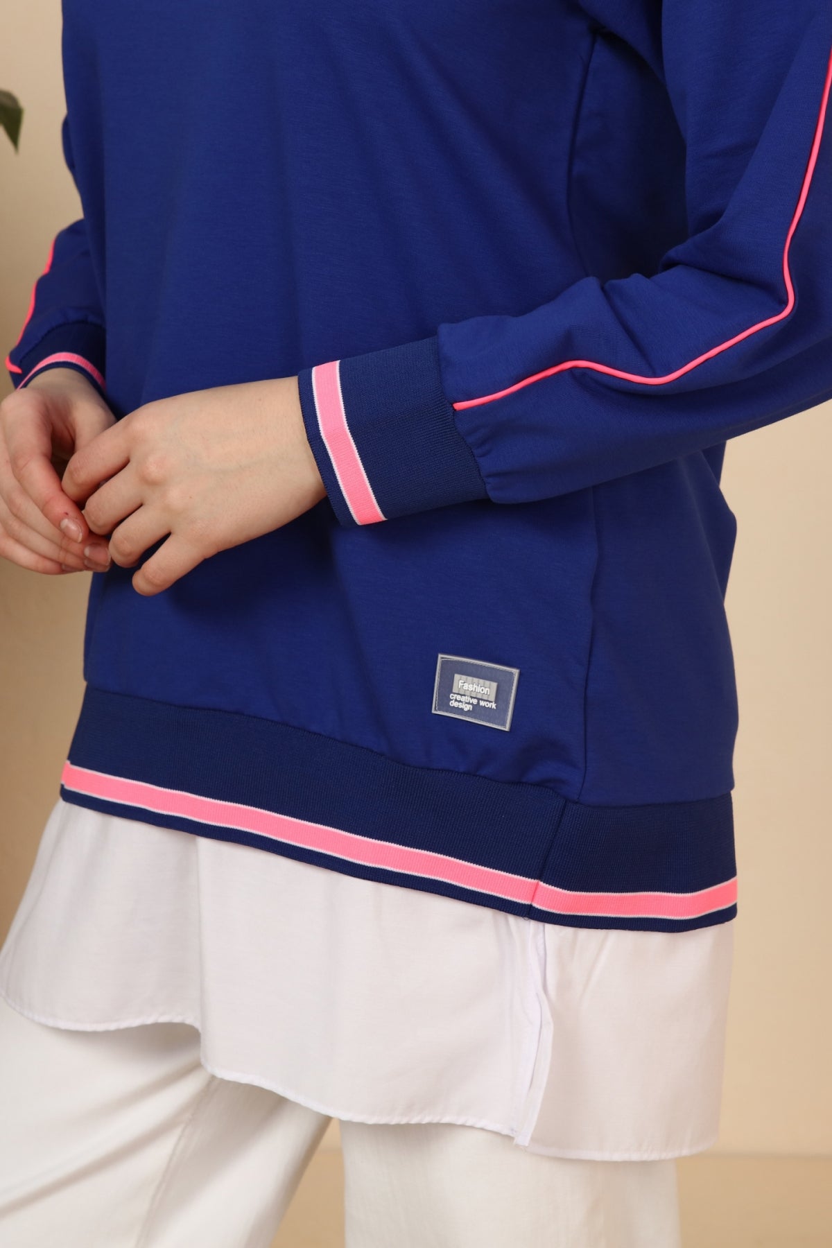 بلوزة يومية -كحلي