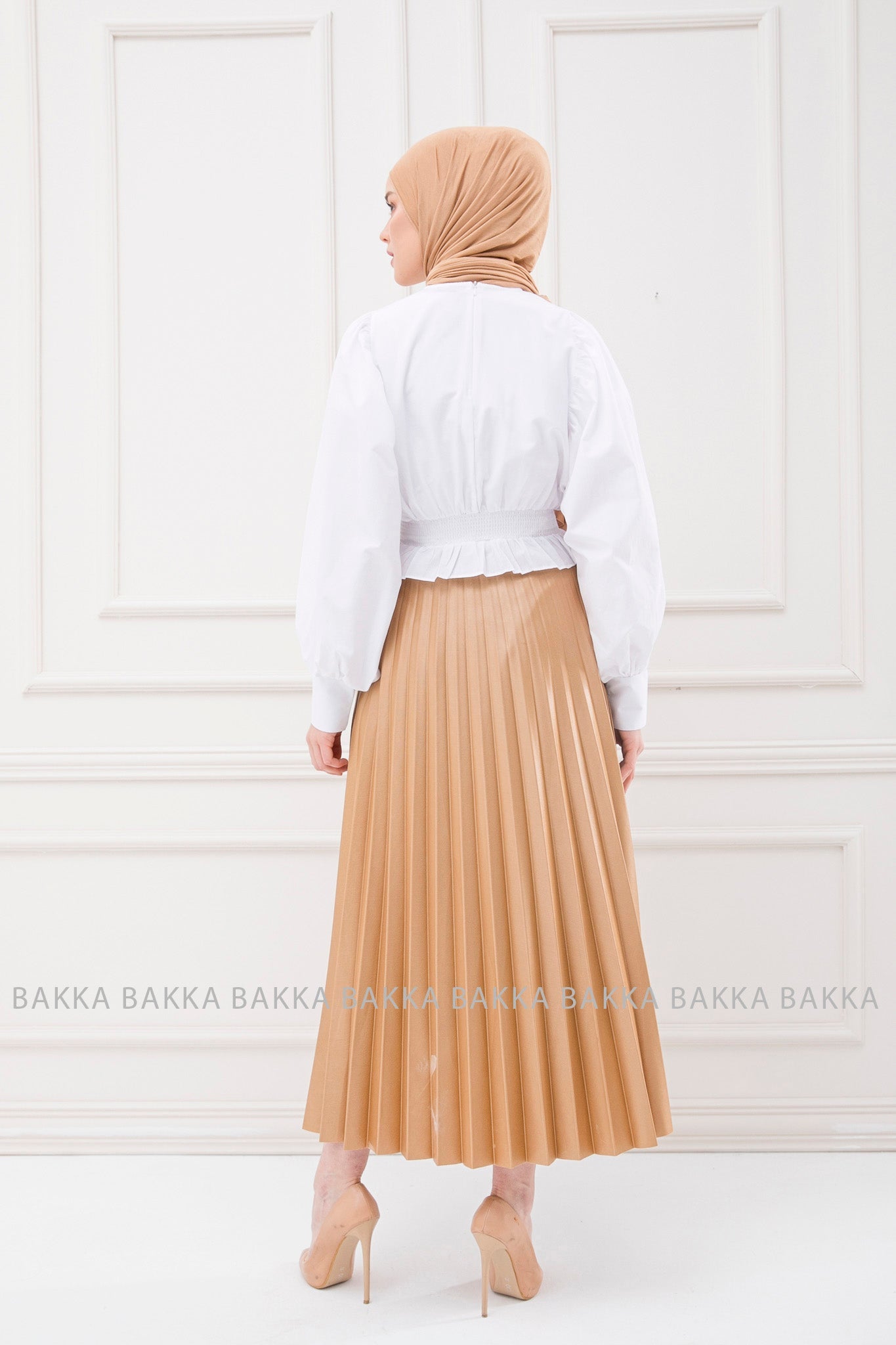 takim- 13349 - White & light brown - bakkaclothing