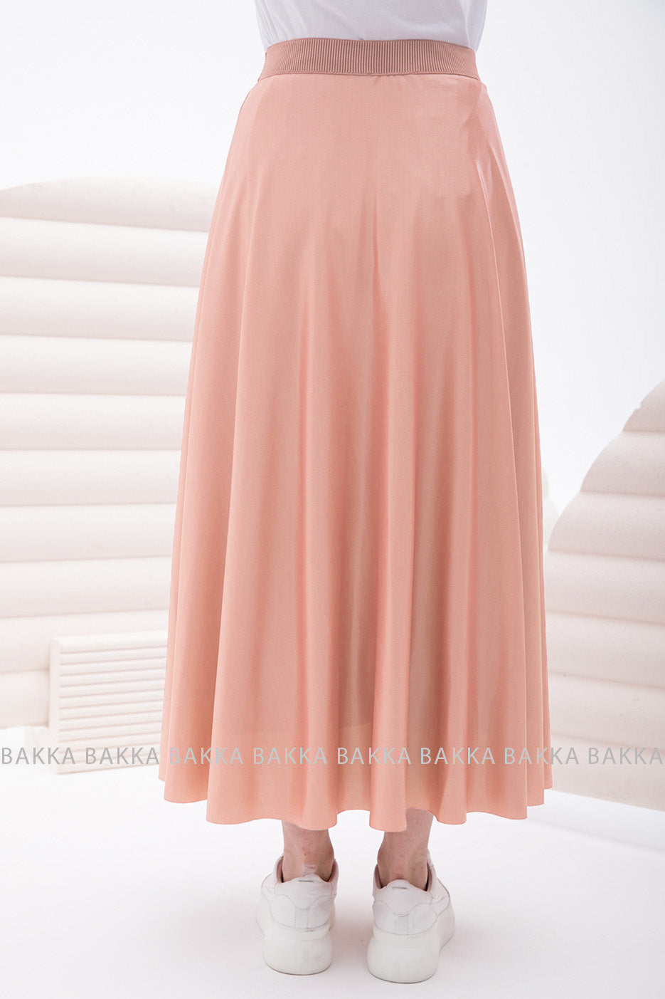 SKIRT - 9040 - Light Orange - bakkaclothing