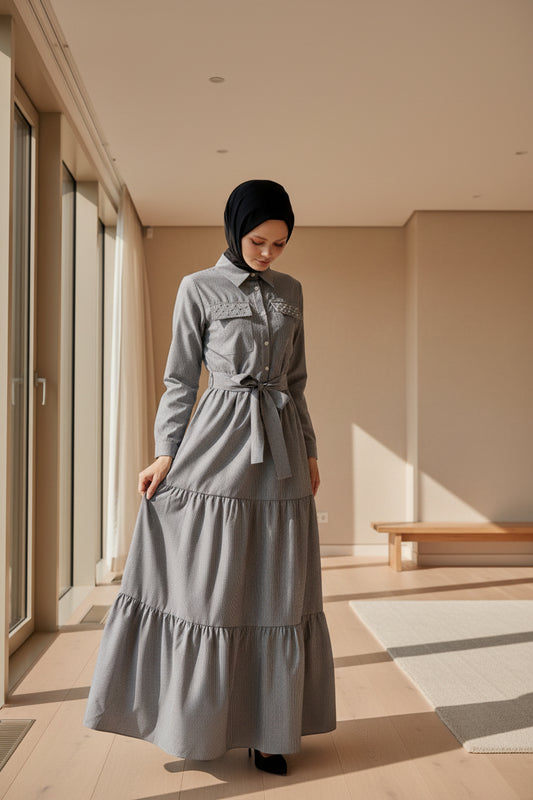 Crystal Dress - Gray