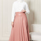 SKIRT DERI PILSOLE - ROSE