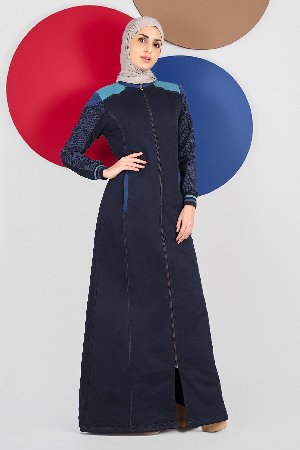 Jilbab - 001 - NAVY BLUE