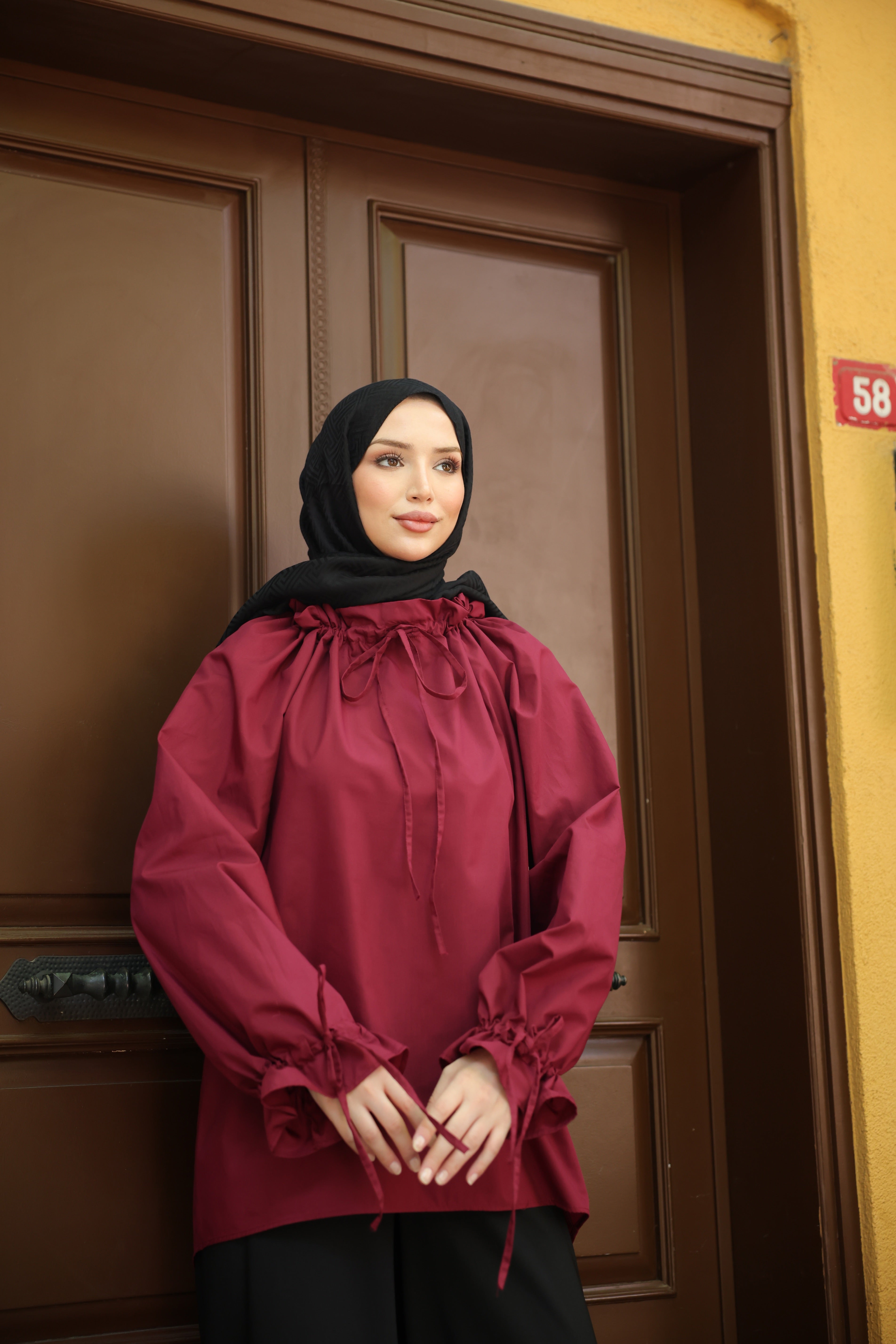 Zam Tunic - Maroon