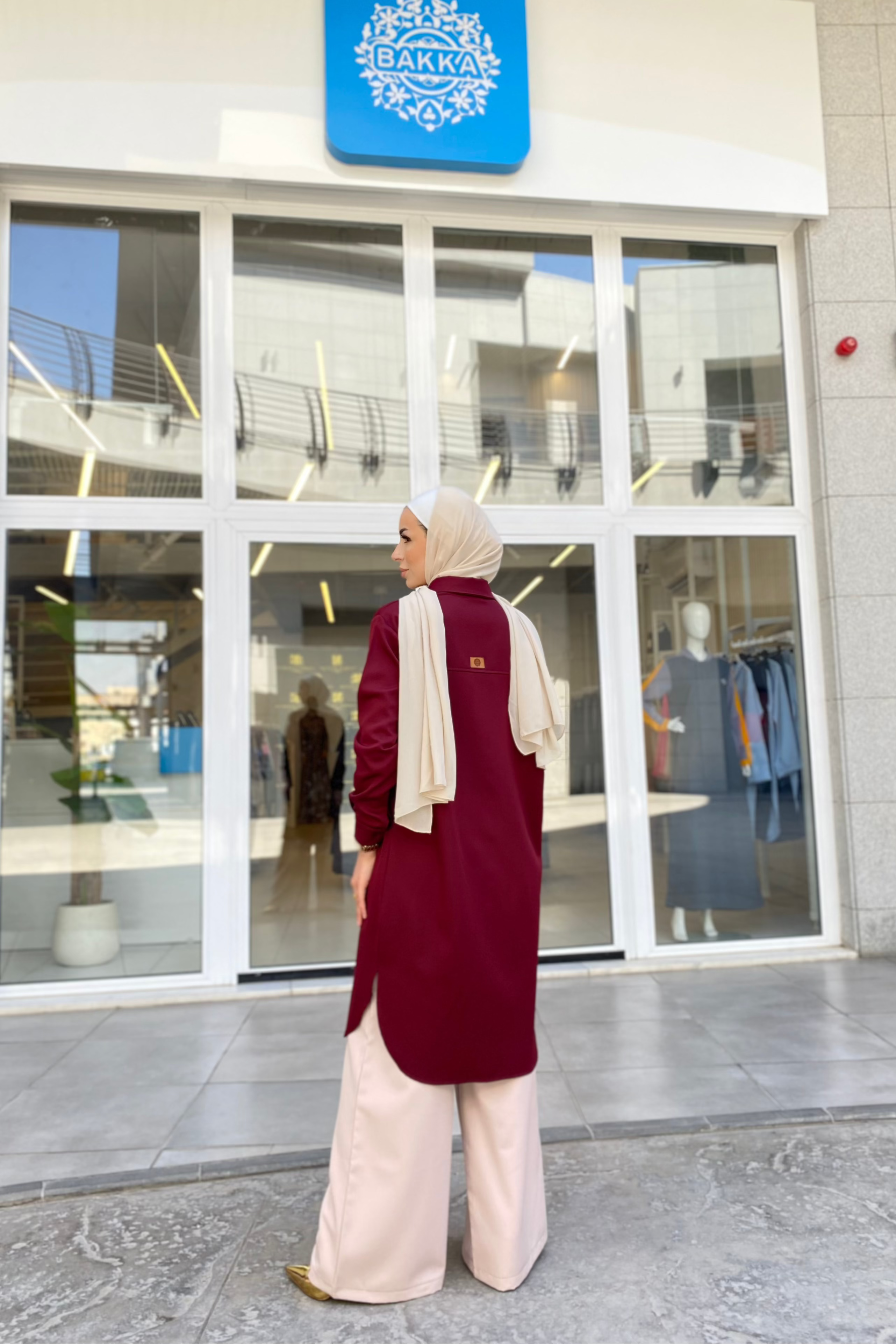 Long Tunic - Maroon