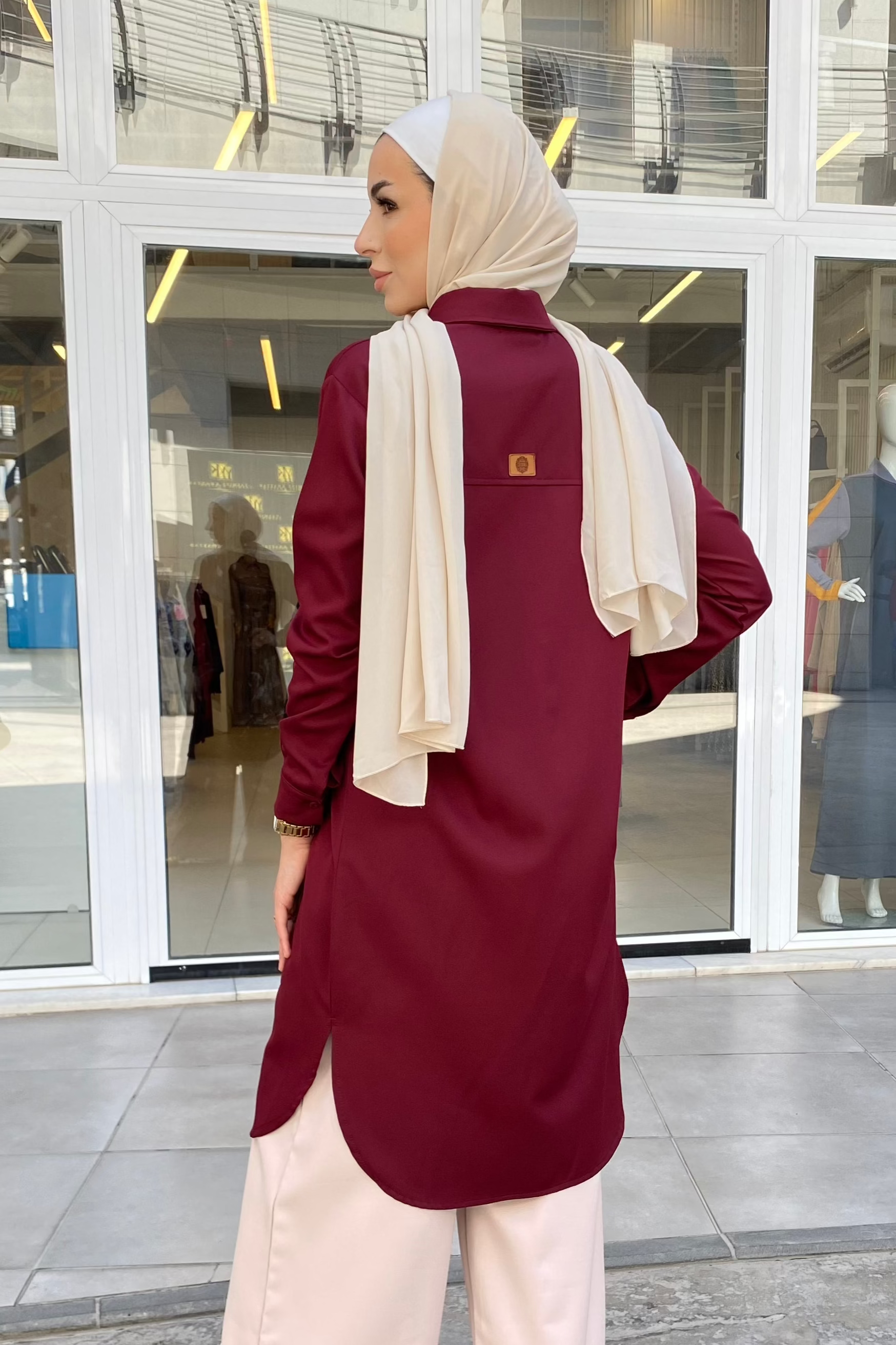 Long Tunic - Maroon