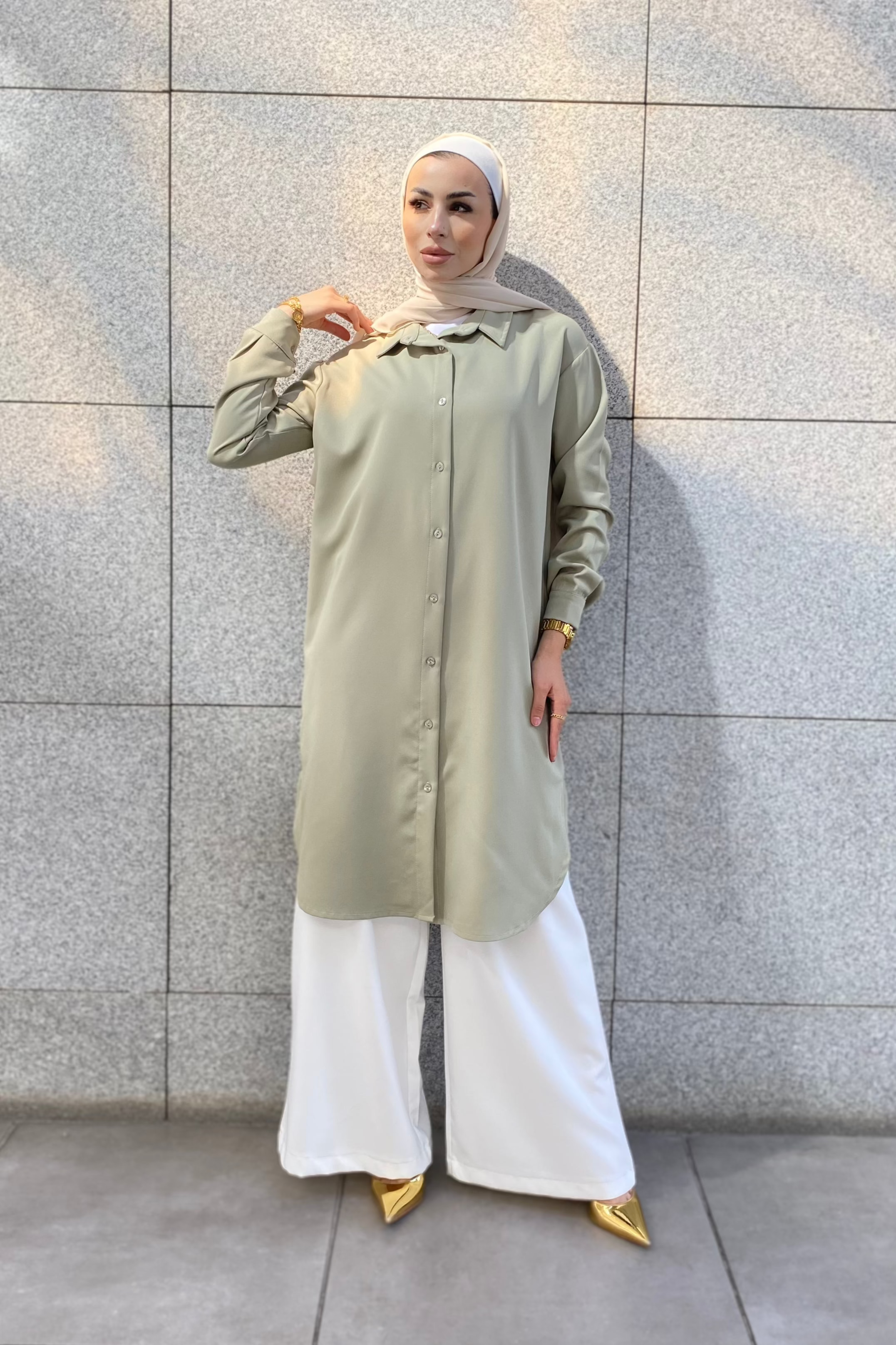 Long Tunic - Light green