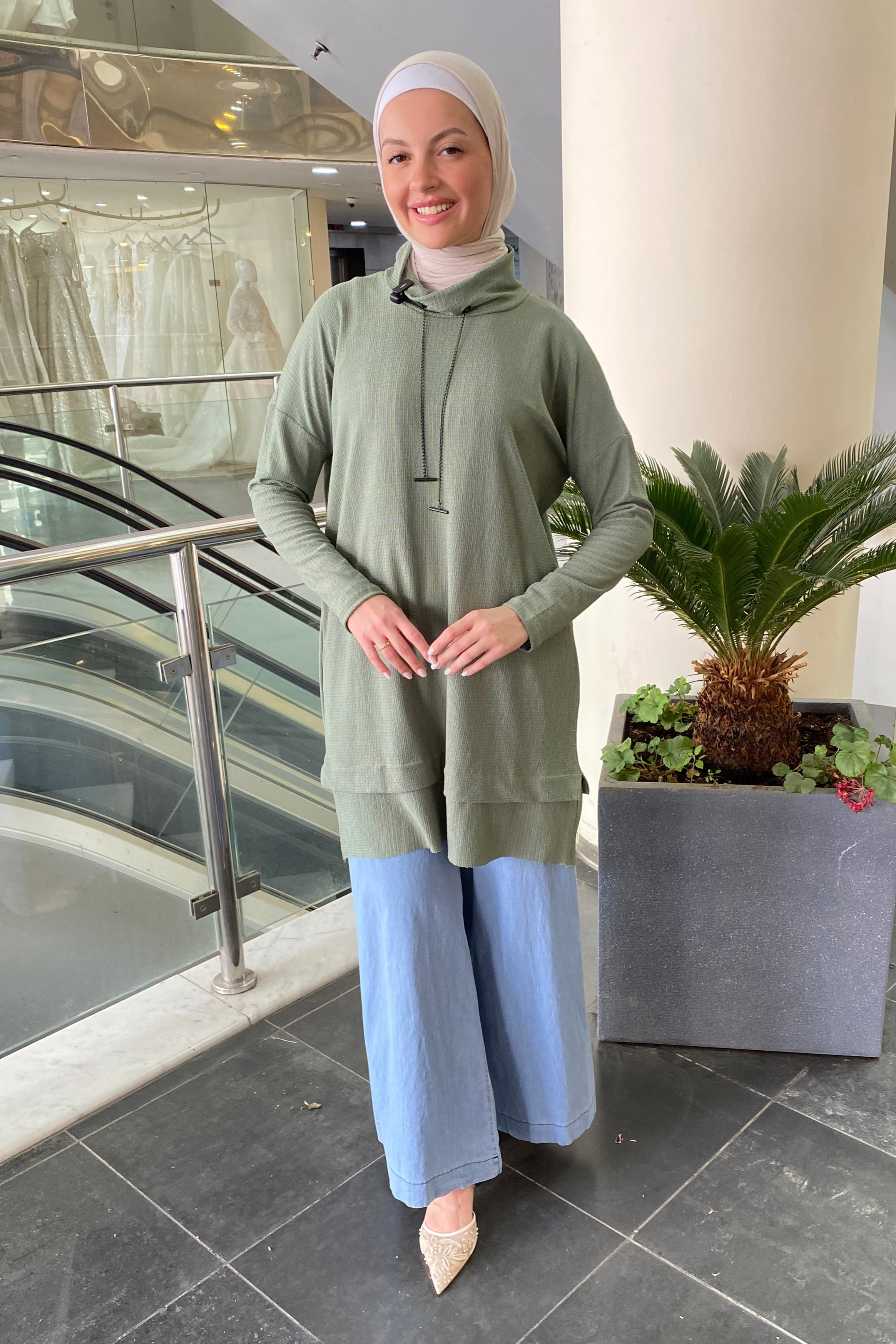 تونيك صيفي- اخضر فاتح