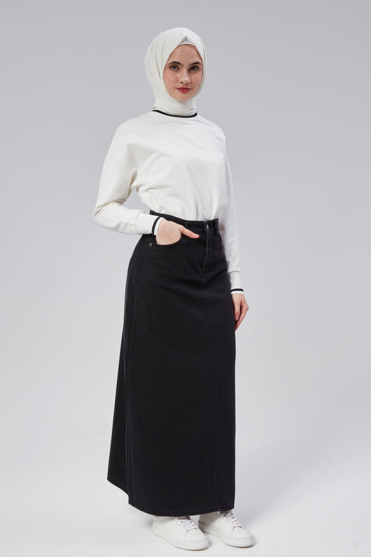 Skirt - 1507 -  Black