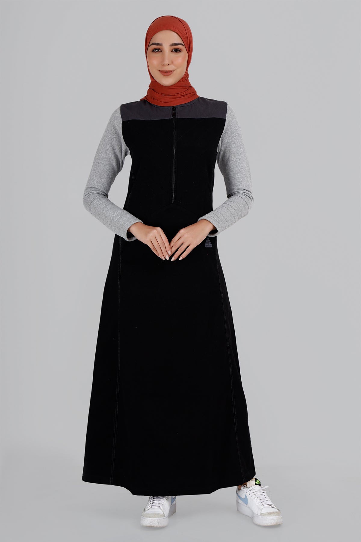 Islamic Design - Z0662- BLACK & GREY – bakkaclothing