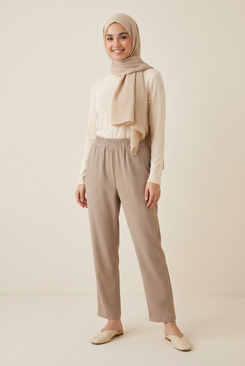 Basic Trouser - Beige