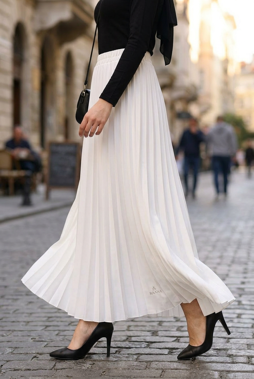 Skirt - 9007 - White