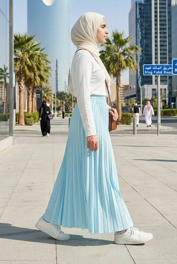 SKIRT - TA4 - BLUE