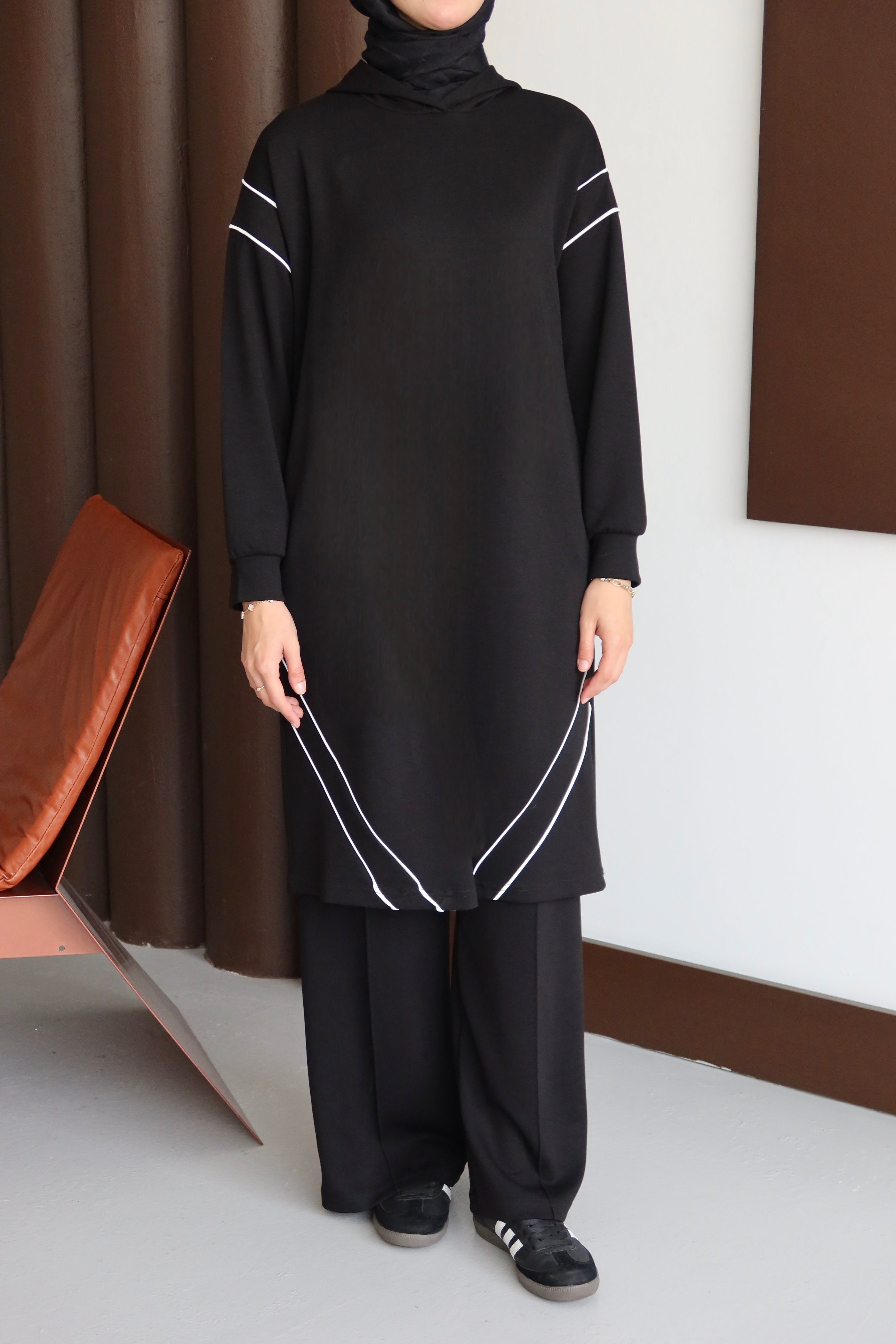 Two Lines Set - Black