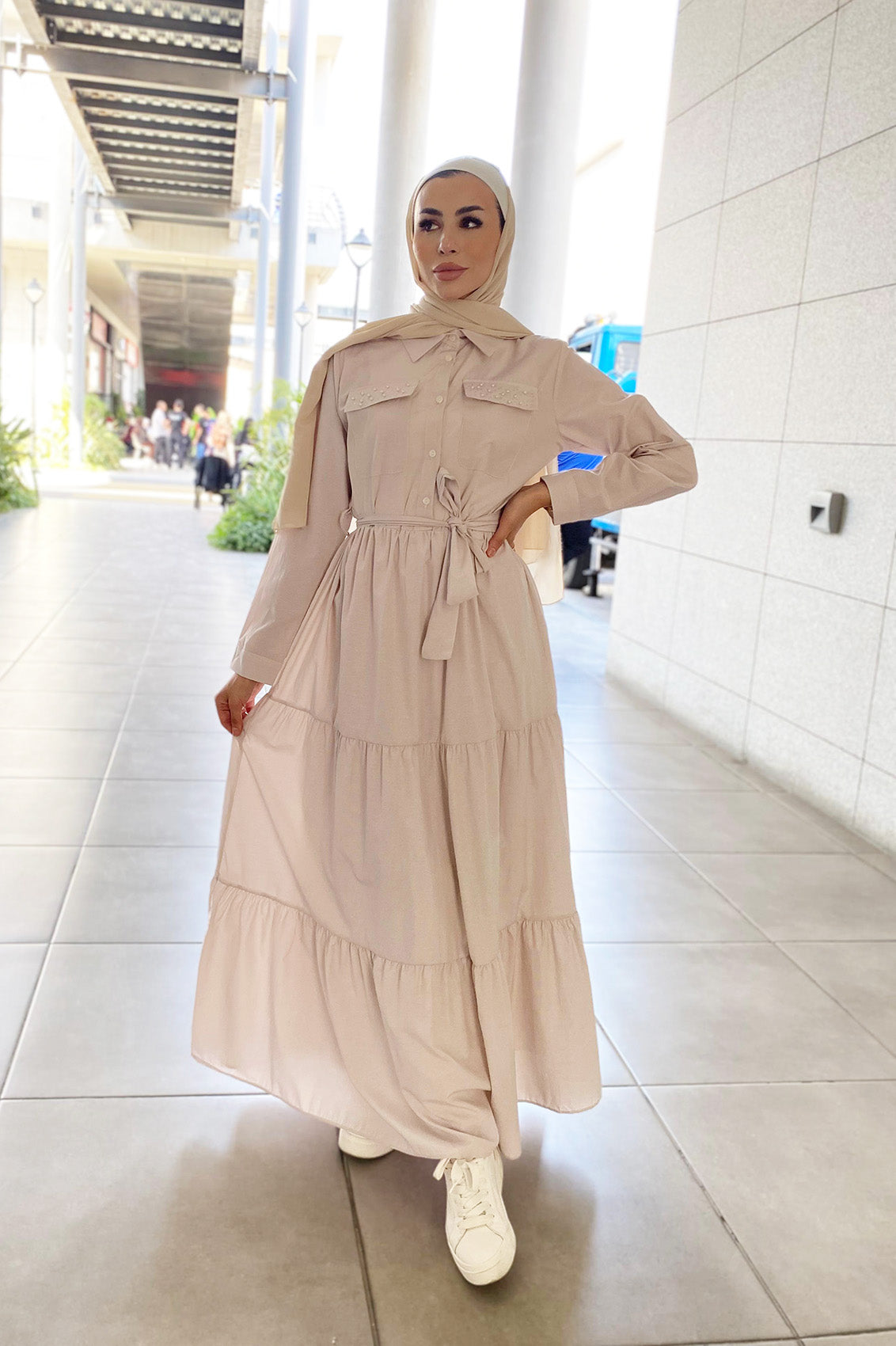 فستان كريستال - حجر