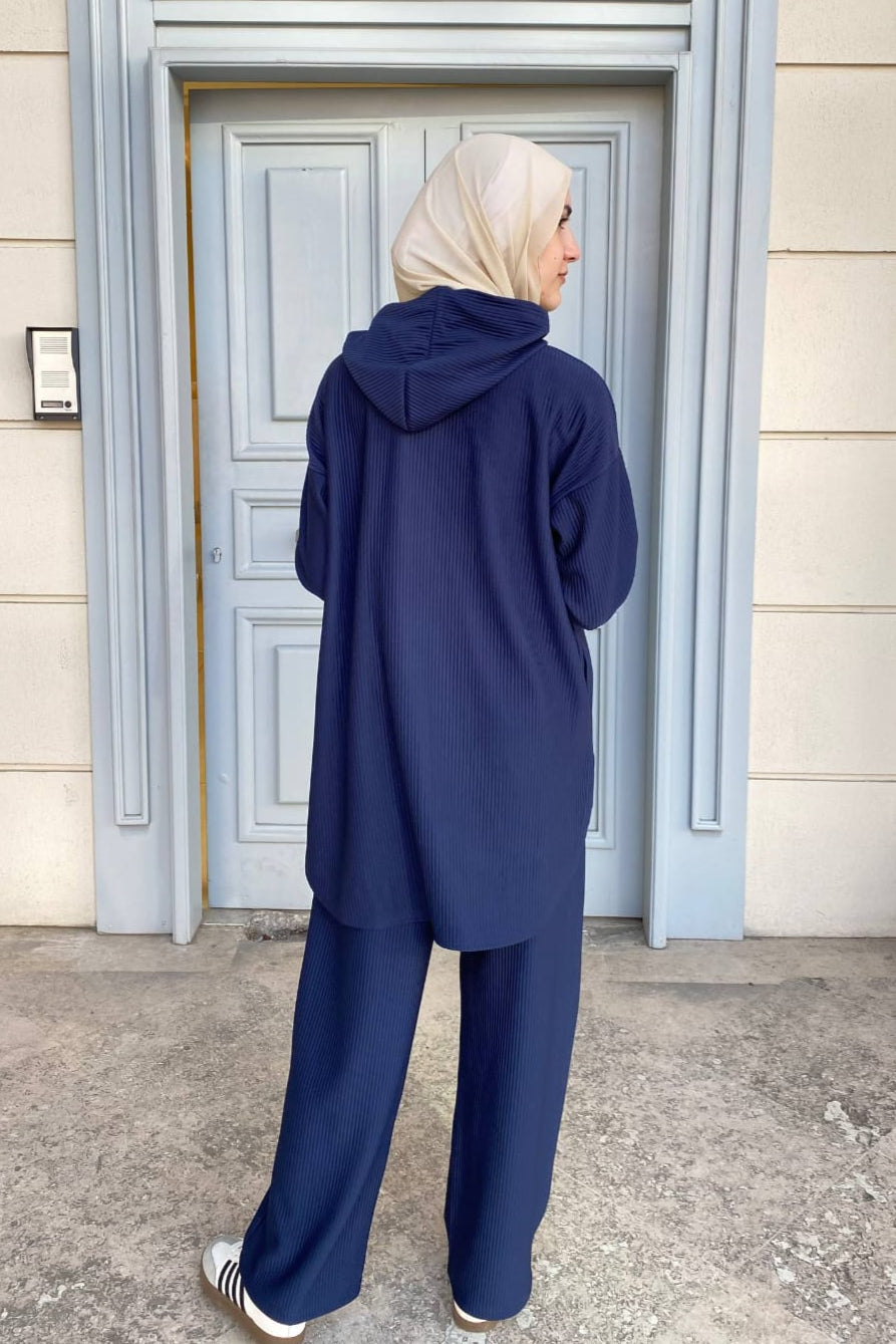 طقم  - بوكيت تريند 2 -كحلي