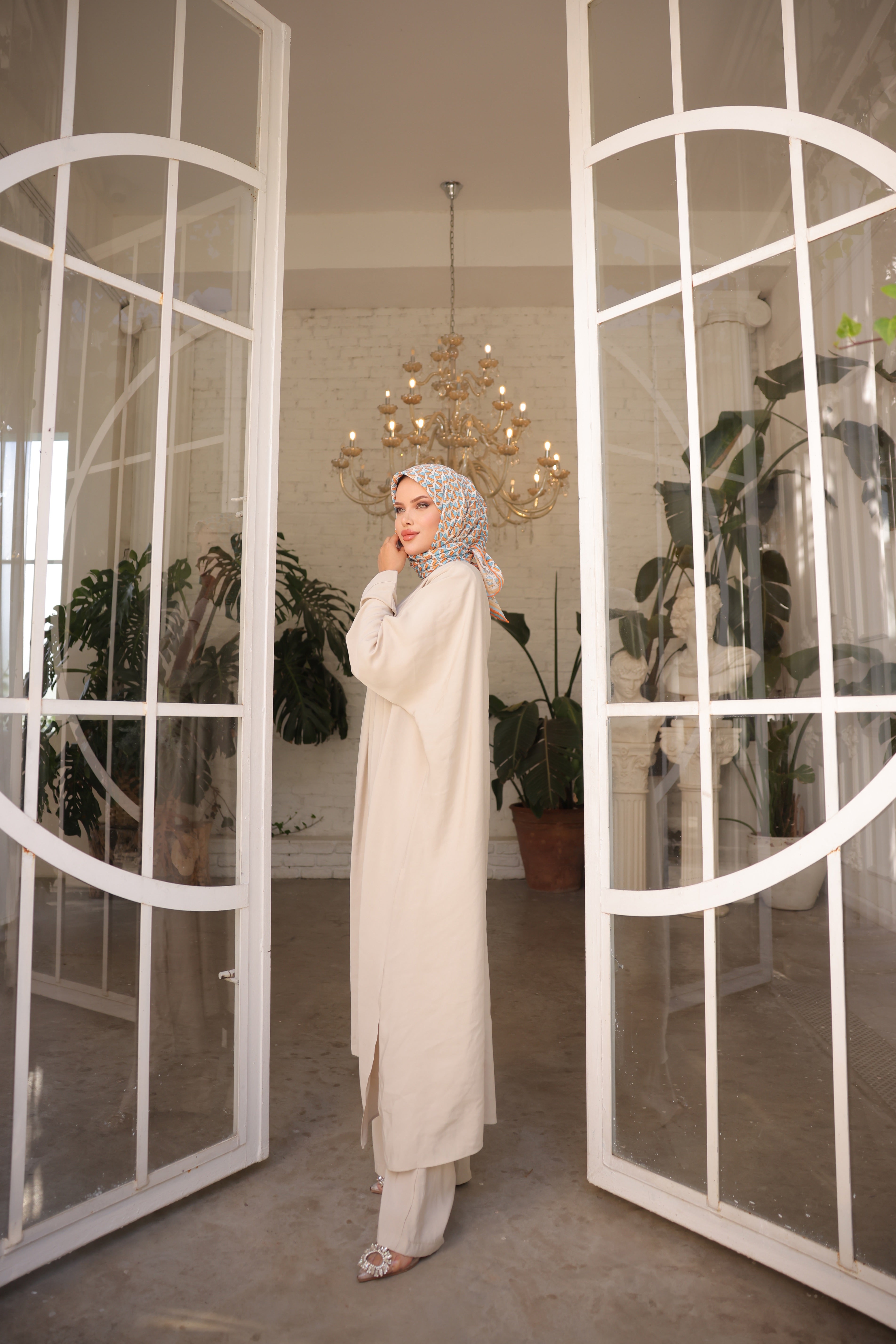 طقم سترة - بيج