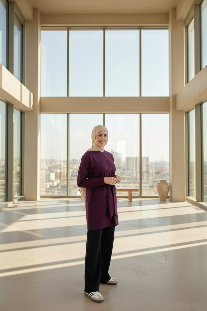 TAKIM - Box Pocket - PURPLE