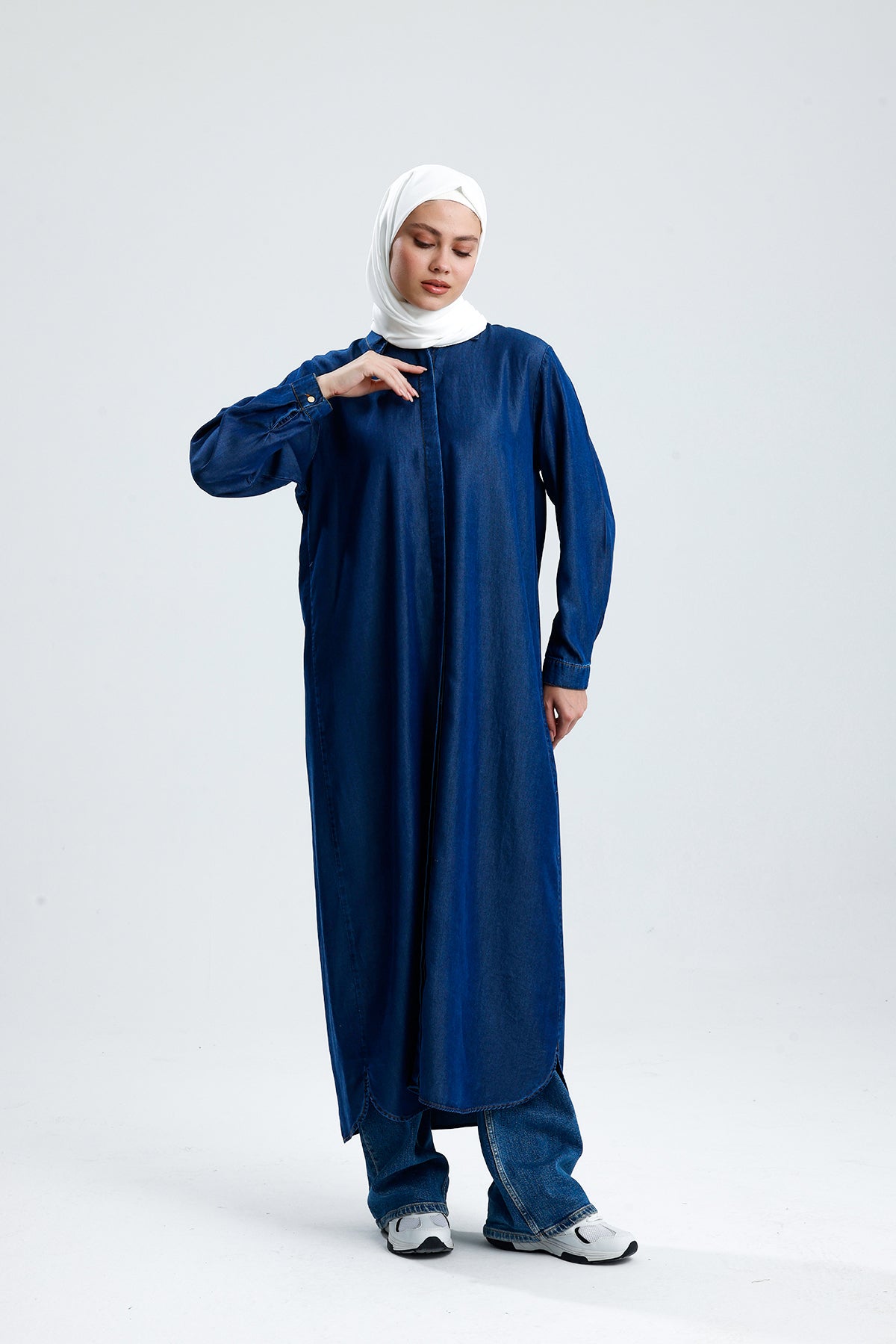 Tencel Dress - Navy