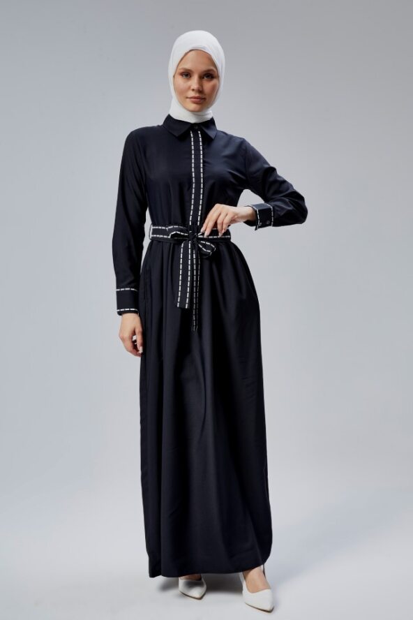Lines Dress 2025 - Black