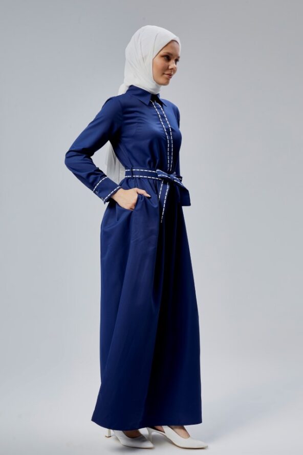 Lines Dress 2025 - Navey
