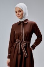 Lines Dress 2025 - Brown