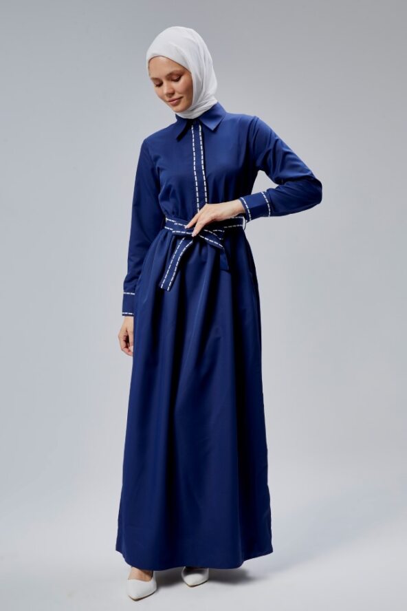 Lines Dress 2025 - Navey