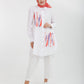 TUNIC - 22YT421 - White & Red