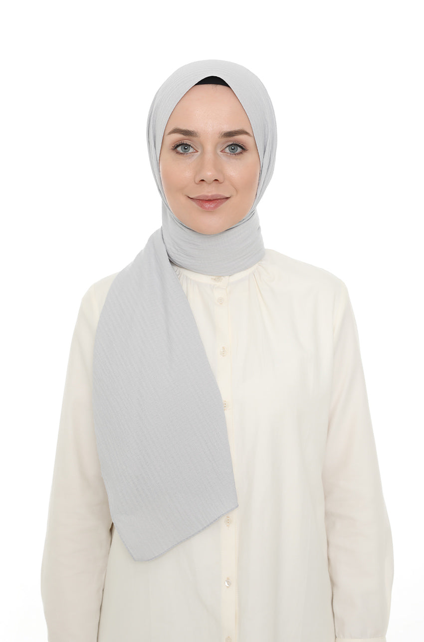 shawl - 12535  - Gray - bakkaclothing