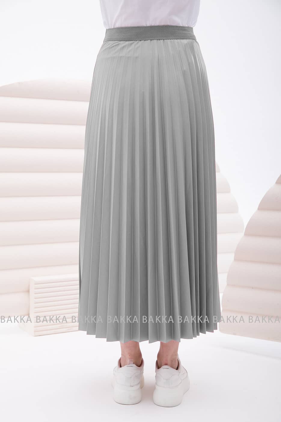 Skirt - 2170 - Gray - bakkaclothing