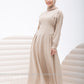 DRESS - 4227 - light beige - bakkaclothing