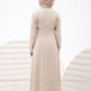 DRESS - 4227 - light beige - bakkaclothing